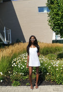 Polka Dot Mini Day Dress