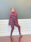 All Over Wavy Turtleneck